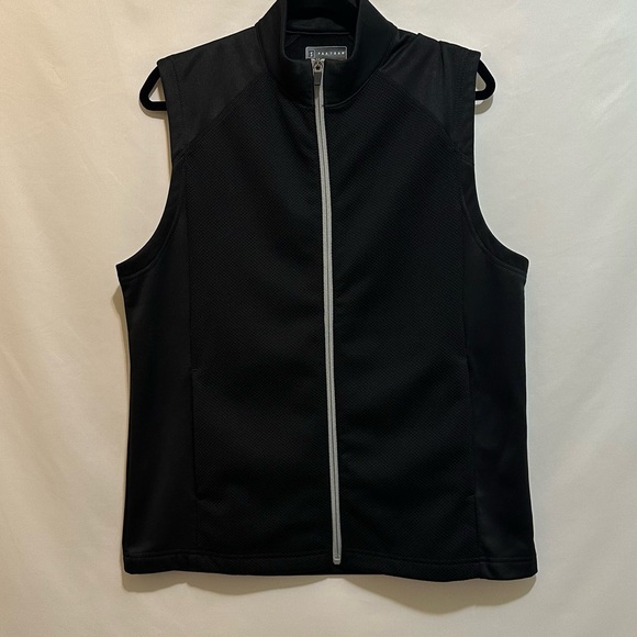 PGA Tour Other - PGA Black Sleeveless Zip-Up Vest Mens Size Small